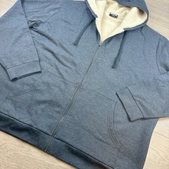 New Eddie Bauer Everyday Fleece Full Zip Faux Shearling Lined Hoodie Men’s XXL