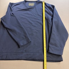 JACHS New York Men’s XXL Navy Blue Heavyweight Crewneck Sweatshirt Pullover