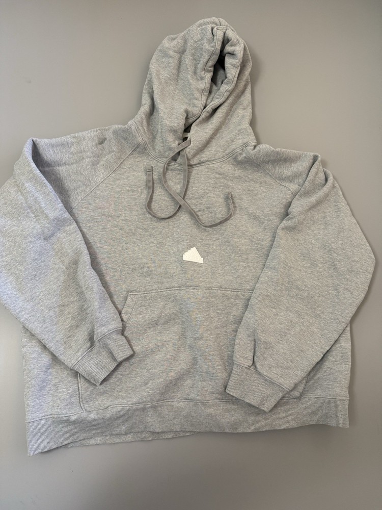 Adidas Grey Sustainable Hoodie XL. O5