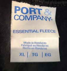 PORT & COMPANY HOODIE Men’s L-XL Essential Fleece Pullover Sweatshirt, Pocket