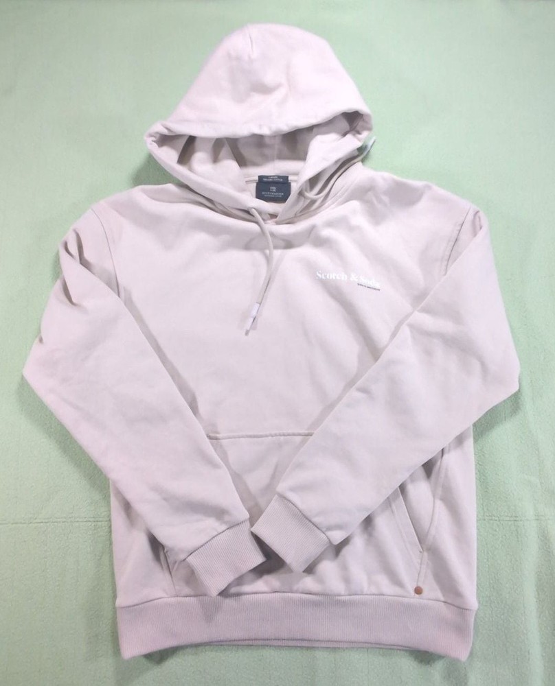 Scotch & Soda Organic Cotton Born in Amsterdam Hoodie Cream Beige