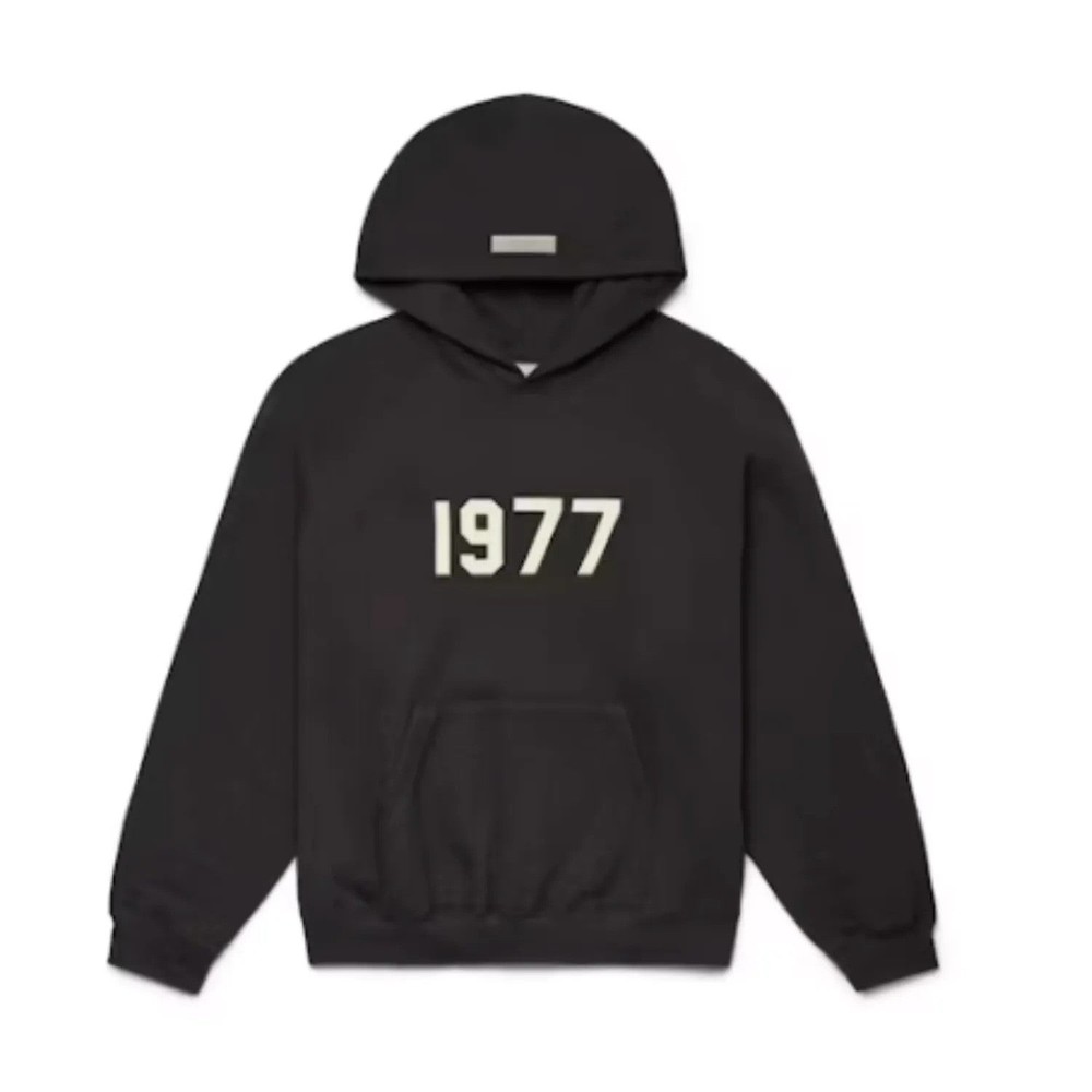 Fear of God Essentials 1977 Hoodie Iron 192BT212050F Authentic Brand New Fashion