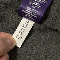 Ralph Lauren Purple Label Full zip-front pocket-detail Grey Sweatshirt XL