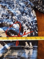 Michael Jordan Graphic Hoodie with Iconic Print “The Last Shot” Size M/L