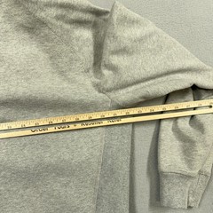 Lululemon Hoodie Mens Medium Gray Fleece Full Zip Pocket Solid Logo Athletic