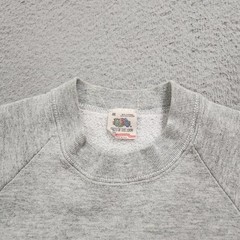 Vintage Colors Of Benetton Sweatshirt Mens Medium Gray Crew 90s US Made Read