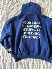 Alchemai Hoodie Fear Blue Mai Pham Sweatshirt One Size RARE Limited