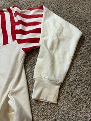 ESY Sweatshirt Men XL American Flag Full-Zip with 8 Sewn Vietnam Veteran Patches