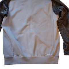 Adidas Mens Full Zip Front Hoodie Jacket Size M Gray Neon Green Raglan Climawarm