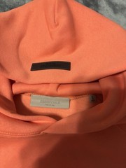 NWT Fear of God Essentials Coral Hoodie Size Small 100% Authentic✅