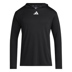 adidas men D4T Long Sleeve Lightweight Hoodie