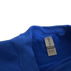 Gildan Sweatshirt Men Large Blue Excellent Sweat Transformation Gym Graphic