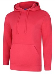 UNEEK UC509 Deluxe Hoodie | Unisex Soft Casual Pullover Sweatshirt | Plain