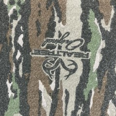 Mens Retro VTG Real Tree Bottomland Hoodie Medium AOP Soft Cotton Blend