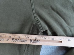 Rapha Hoodie Mens Large Green Full Zip Fleece Sweatshirt Cycling Logo Pockets