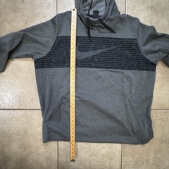 Nike Dri-FIT Pullover Hoodie Men’s 3XL Tall Black Gray Athletic Sweatshirt