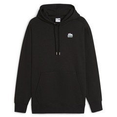 PUMA T7 For The Fanbase Super Small Logo Pullover Hoodie Mens Size S Casual Out