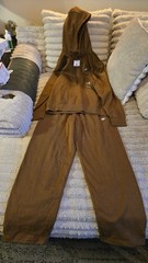 Nike Men’s Club Fleece Set Mosswood Brown NWT M Pants L Hoodie IF0488 FN3859 OB