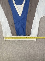 Vintage 80s Teddi Sport Colorblock Windbreaker Pullover NWT Made USA Women M