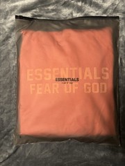 NWT Fear of God Essentials Coral Hoodie Size XS 100% Authentic✅