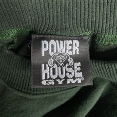Vintage Power House Gym Green Sweatshirt Arlington Heights USA Made Size XL