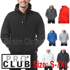1 NEW PRO CLUB HEAVY WEIGHT PULLOVER HOODIE SWEATSHIRTS HOODED HOODY SIZE S-7XL