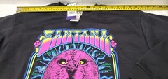 Adult Small Carlos Santana Woodstock 1969 Colorful Lion Print Sweatshirt, Unisex