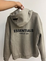 Essentials Hoodie – Dark Oatmeal Brand New