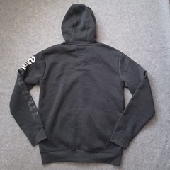 Ecko Unltd Hoodie Mens Medium Gray Full Zip Sweatshirt Logo Front Sleeve NWT