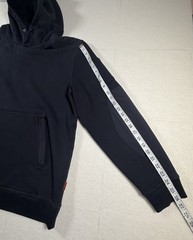 Brunt Levin Hoodie Mens XL Black Heavyweight Workwear Pullover Pocket Snap