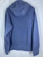 Goat USA Hoodie Mens Medium Blue Heavyweight Pocket Logo Pullover Skater Sweater