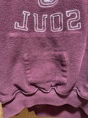 Triple Five Soul 555 Hoodie VTG Y2K Mens XL Burgundy Yellow T5S NYC Baggy Stitch