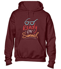 READY FOR SUMMER HOODY HOODIE HOLIDAY CASUAL CLOTHING COOL FASHION TOP