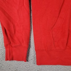 Nike Sweater Mens Medium Red Doral Swoosh Pullover Hoodie Sweatshirt *
