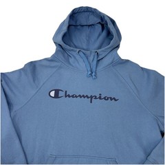 Champion Hoodie Sweatshirt Pullover Blue Mens M Athletic EXCELLENT cond.