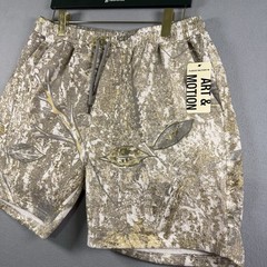 Fleece Factory Art & Motion Men’s XL Camo Print Sweat Shorts NWT Leaf