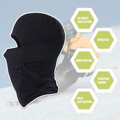 Balaclava Face Mask Adjustable Windproof UV Protection Hood for Outdoor Sports