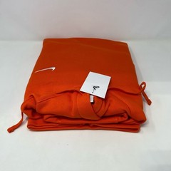 Nike Club Fleece Men’s Pullover Hoodie Orange/White M