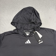 Adidas D4T Hoodie Shirt Men 2XL XXL Black White Aeroready Lightweight IM9854