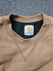 Carhartt Mens Large Loose Fit Pocket Sweatshirt Workwear Heavyweight 2XL Tan