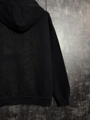 Sick Vivienne Westwood Anglomania Big Logo Orb Pirate Hoodie Luxury Streetwear L