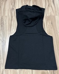 Gold’s Gym Muscle Joe Sleeveless Hoodie Men’s Small Black Training Workout – NWT