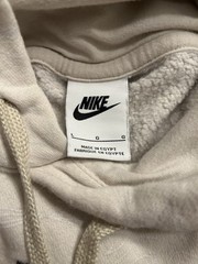 Nike Monogram Aop Hoodie Men LargeBeige Cream Center Check Gym Daily Swoosh Logo