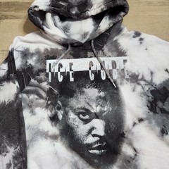 Ice Cube Official Hoodie Mens L Tie Dye Rap Hip Hop Merch Oversized Boxy Fit Y2K