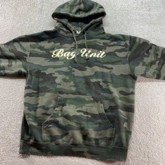 Independent Trading Co Bag Unit Camouflage Hoodie Mens Size Medium Gold Logo