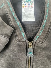 Vintage Adidas Equipment Crewneck Sweatshirt Jacket – Black/Teal Mens M Relaxed