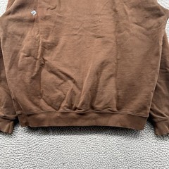 Vintage Quiksilver Hoodie Mens Large Brown Hooded Sweatshirt Y2K 90s USA Surf