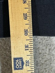 Duluth Trading Sweatshirt Mens Large Tall Blue 1/4 Snap Pullover Fleece Lined LT