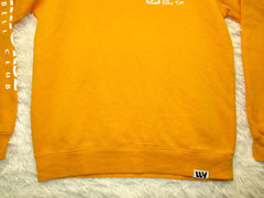 Warhorse Barbell Club Sweatshirt Men’s Size M Medium Yellow Long Sleeve Pullover