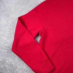 Columbia Sweatshirt Men Large Red Trek Crewneck Pullover Spellout Logo Mountain